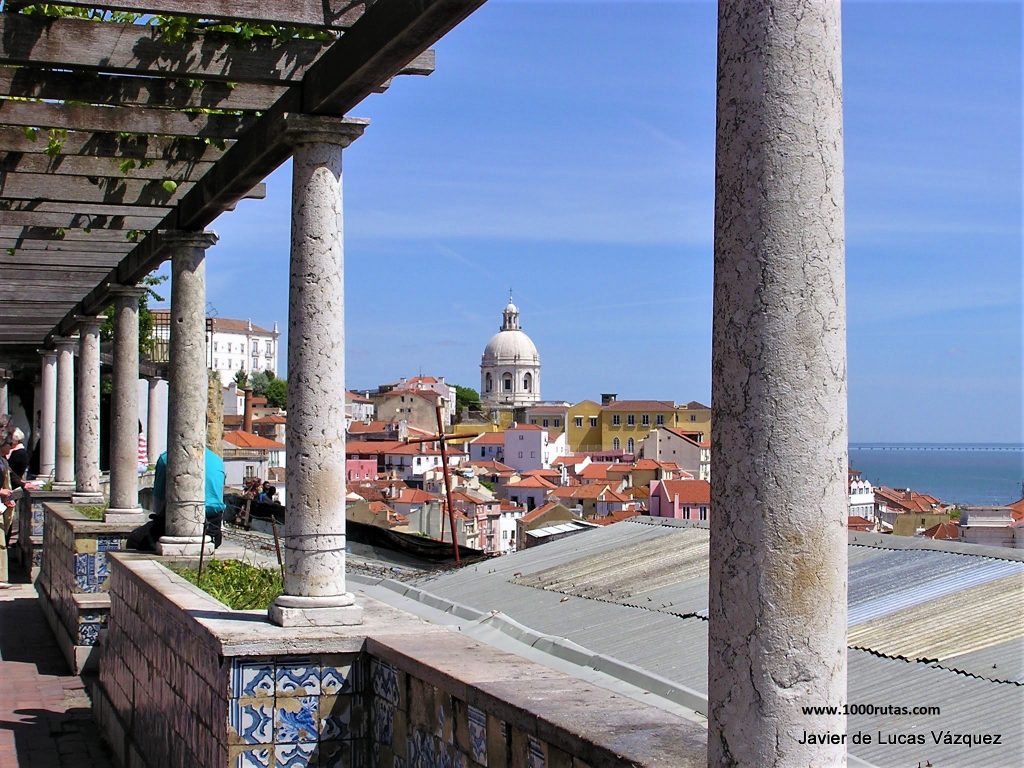 Mirador de Santa Luzia en Lisboa