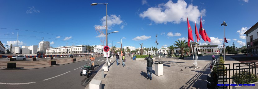 Áreas modernas de Casablanca