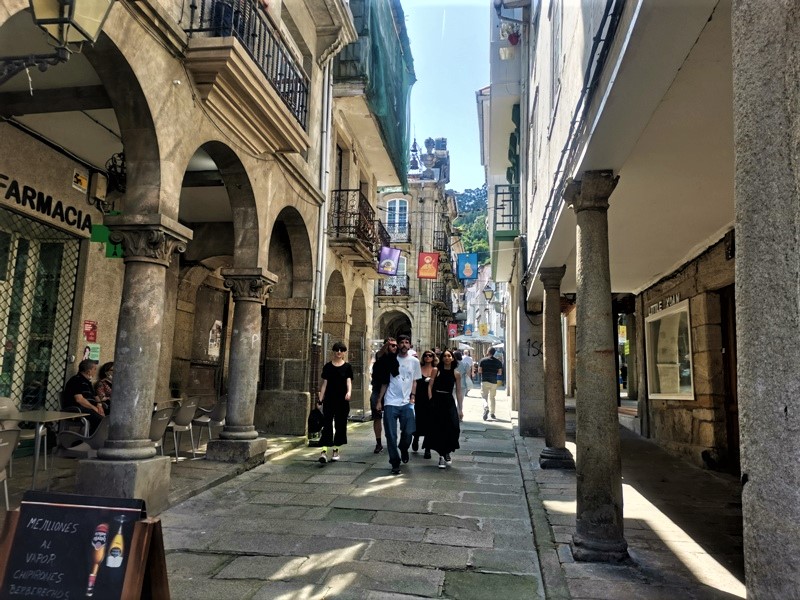 Calles del casco viejo de Pontedeume