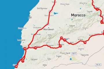 Mapa Marruecos 2022