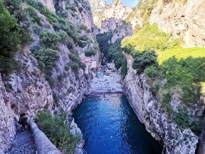Fiordo di Furore, entre Amalfi y Positano.