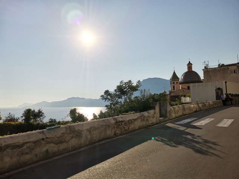 Mirador en Positano.