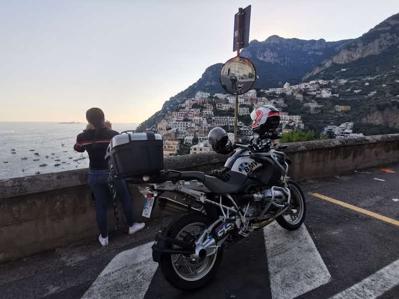 Anochece sobre Positano.