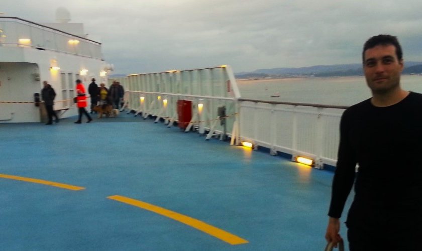 Embarcando en Santander rumbo a la Isla de Man