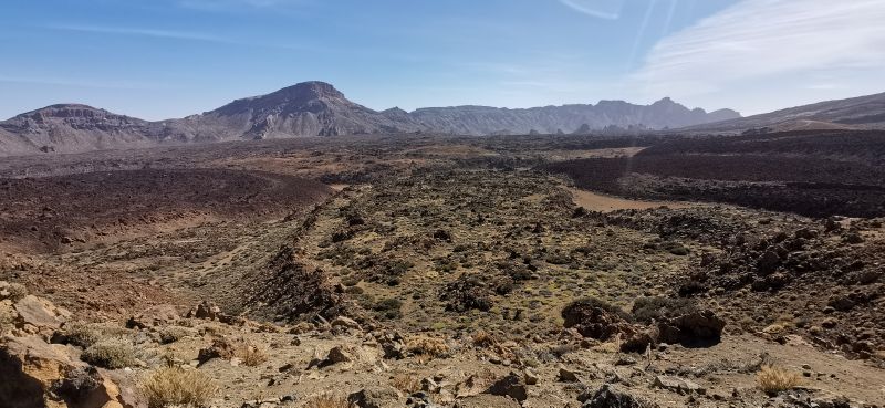 El Tabonal Negro, cerca del pico del Teide.