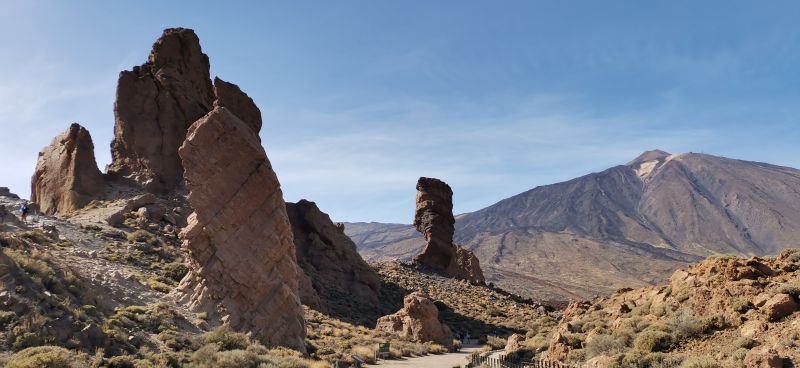 El Roque Cinchado, en el Parque Nacional de Teide (Tenerife, España).