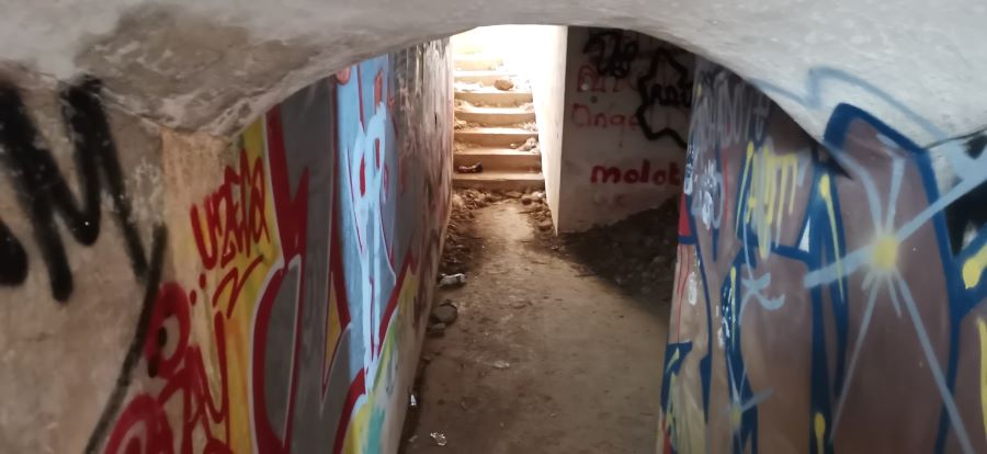 Interior del Bunker de Santa Úrsula