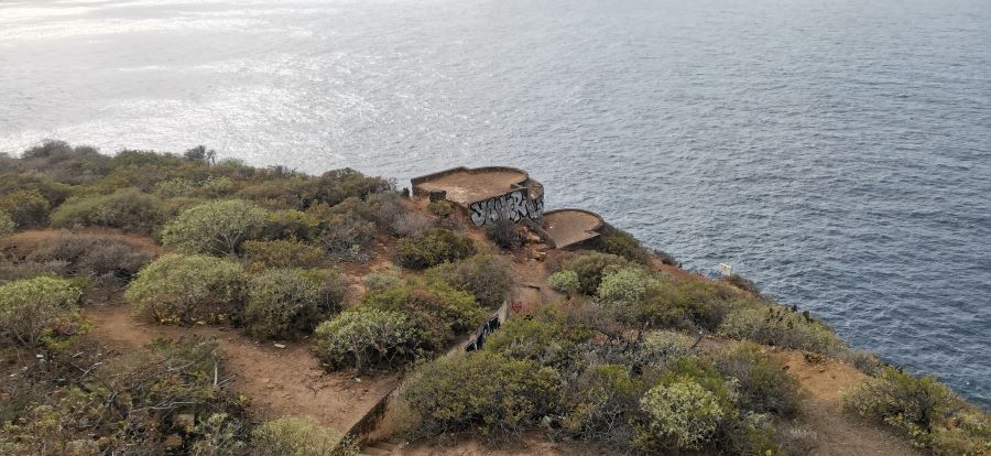 El Bunker de Santa Úrsula visto desde el Mirador de La Quinta