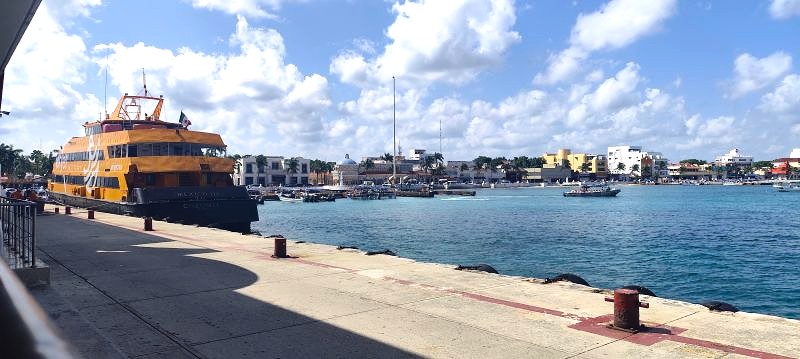 El ferry entre Playa del Carmen y Cozumel