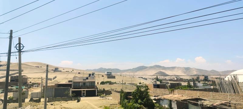 Áreas rurales al sur de Lima, atravesadas por la Carretera Panamericana.