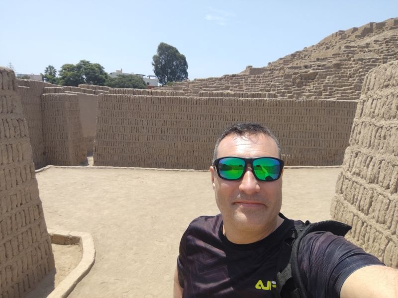 Nada más acceder al recinto arqueológico de Pucllana