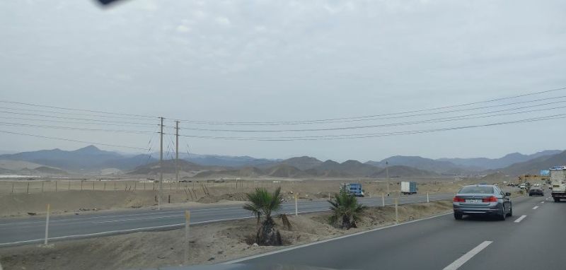 Carretera Panamericana, al sur de Lima