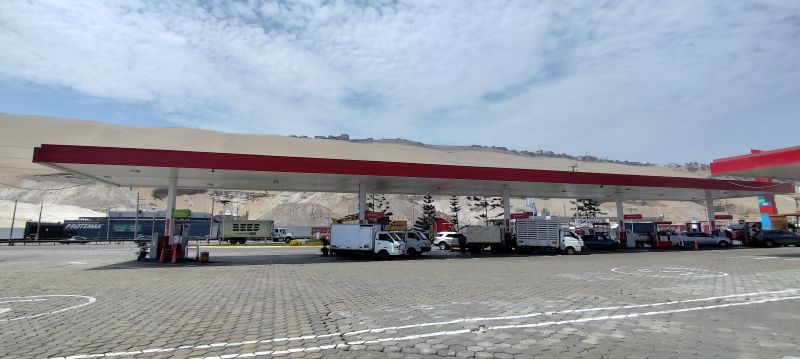 Área de servicio al sur de Lima
