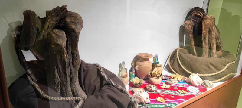 Salas del museo subterráneo del Qorikancha, en Cuzco