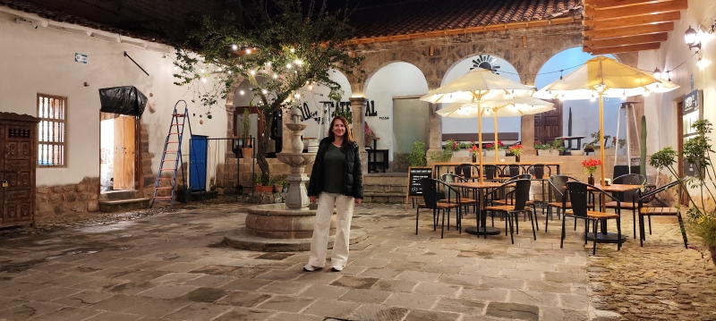 Terrazas interiores en Sam Blas