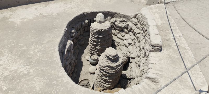 Monumentos funerarios en Pucllana