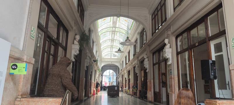 Galerías de Arte en el Pasaje de la Calle Constitución
