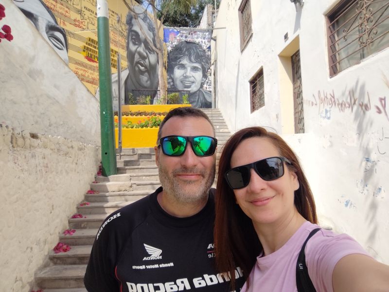 Las empinadas calles de Barranco